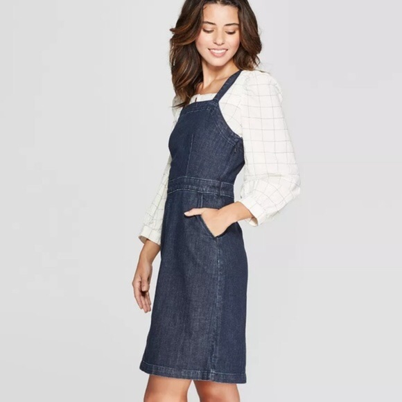 Universal Thread Dresses & Skirts - NWT Dark Blue Denim Jumper Universal Thread 10